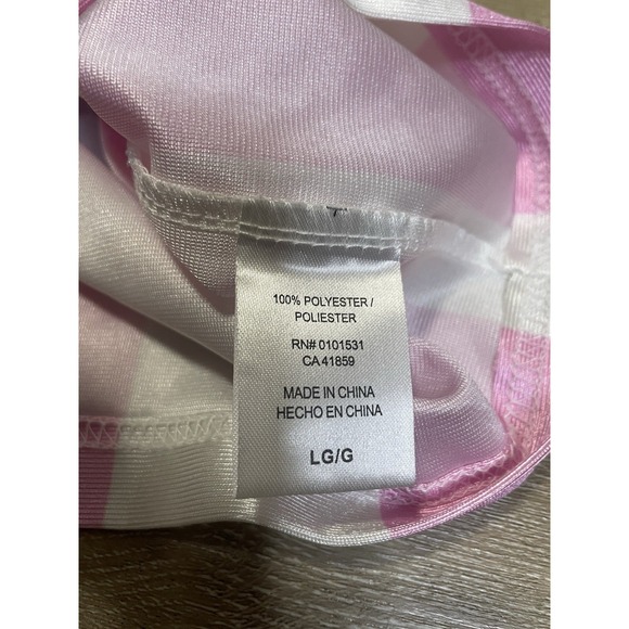 The Amazing Spider-Man Jersey Women's Sz L Oversized Pink Shirt Striped - Picture 7 of 7